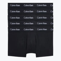 Calvin Klein Cotton Stretch 5 Pack Low Rise Trunks - Black