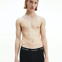 Calvin Klein Cotton Stretch 5 Pack Low Rise Trunks - Black