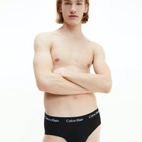 Calvin Klein Cotton Stretch 5 Pack Hip Briefs - Black