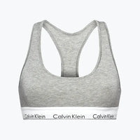 Calvin Klein Modern Cotton Unlined Bralette - Grey Heather