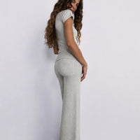 Pinky & Kamal Full Length Yin Flare - Grey Marle
