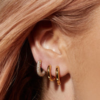 Luv AJ Plain Amalfi Huggies - Gold