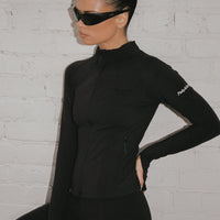 Pinky & Kamal Racer Zip Jacket - Black