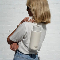 Frank Green Ceramic Reusable Bottle 34oz/1000ml - Cloud