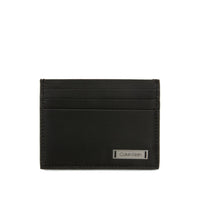 Calvin Klein Smooth Leather Cardholder - Black