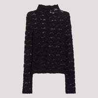 Rohe Lace Turtleneck Top - Noir