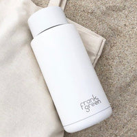 Frank Green Ceramic Reusable Bottle 34oz/1000ml - Cloud
