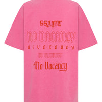 SŚAINT No Vacancy Tee - Acid Wash Pink