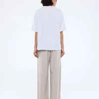 Ena Pelly Collegiate Tee - White Marle