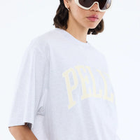 Ena Pelly Collegiate Tee - White Marle