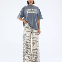 Ena Pelly World Tour Tee - Washed Grey