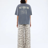 Ena Pelly World Tour Tee - Washed Grey