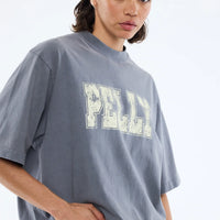 Ena Pelly World Tour Tee - Washed Grey