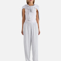 Ena Pelly Karla Track Pant - White Marle