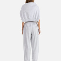 Ena Pelly Karla Track Pant - White Marle