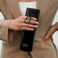 Frank Green Ceramic Reusable Bottle 20oz/595ml - Midnight Black