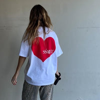SŚAINT Heart Tee - Red Heart