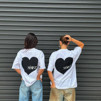 SŚAINT Heart Tee - Black Heart