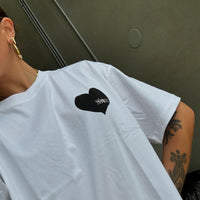 SŚAINT Heart Tee - Black Heart