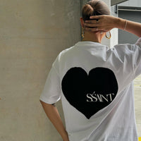 SŚAINT Heart Tee - Black Heart