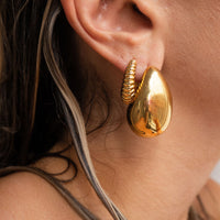 Luv AJ Gia Hoops - Silver