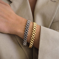 Luv AJ Timepiece Bracelet - Gold