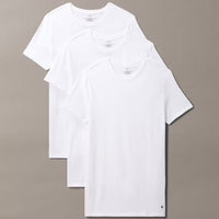 Calvin Klein Cotton Classics 3 Pack T-Shirts - White