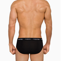 Calvin Klein Cotton Stretch 3 Pack Hip Briefs - Multi