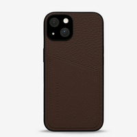 Status Anxiety Who's Who Leather Phone Case (iPhone) - Cocoa