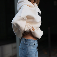 SŚAINT Butter Heart Hoodie - Butter