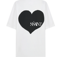 SŚAINT Heart Tee - Black Heart