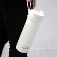 Frank Green Ceramic Reusable Bottle 20oz/595ml - Cloud
