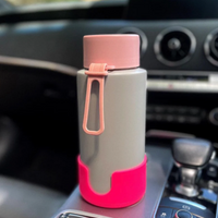 Frank Green Car Cup Holder Expander - Neon Pink