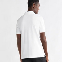 Calvin Klein Slim Smooth Cotton Polo Shirt - Bright White