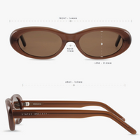 Status Anxiety Dopamine Sunglasses - Brown