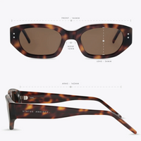 Status Anxiety Luna Sunglasses - Brown Tort