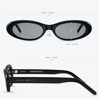 Status Anxiety Dopamine Sunglasses - Black