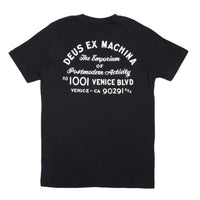 Deus Ex Machina Venice Address Tee - Black