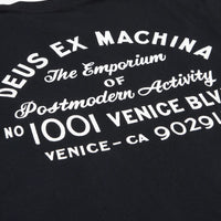 Deus Ex Machina Venice Address Tee - Black