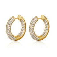 Luv AJ The Reversible Amalfi Hoops - Gold