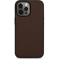 Status Anxiety Who's Who Leather Phone Case (iPhone) - Cocoa