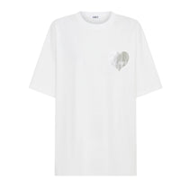 SŚAINT Heart Tee - Silver Heart