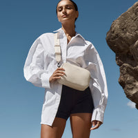 Status Anxiety Plunder With Webbed Strap - Chalk