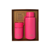 Frank Green Ceramic My Eco Gift Sets - Neon Pink