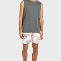 The Academy Brand Jimmy Muscle Tee - Magnet Grey