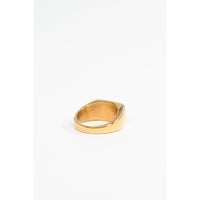Porter Jewellery Chunky Boyfriend Ring - Gold Vermeil