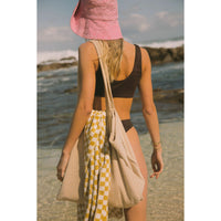 Araminta James Terry Tote Bag - Biscuit