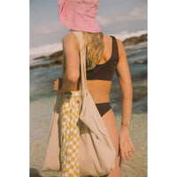 Araminta James Terry Tote Bag - Biscuit