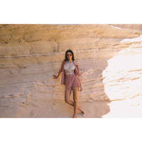 Araminta James Terry Shirt Set - Terracotta