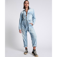 One Teaspoon Claudia Overalls - Angel Blue